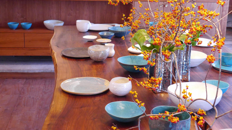 title: 藤本羊子 “陶の器展”｜2015.11.28–12.6 | Page No,75 | No.5 | sync-furniture | 株式会社 SYNC | 福岡県 家具工房 | オーダーメイドキッチン