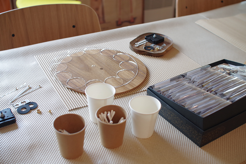 title: 時計づくりWS｜2018夏 | Page No,209 | No.2 | sync-furniture | 株式会社 SYNC | 福岡県 家具工房 | オーダーメイドキッチン