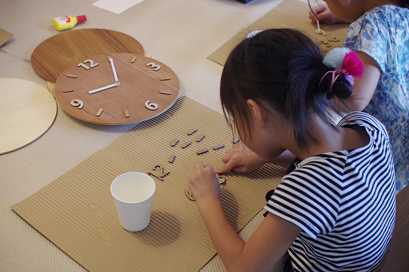 title: 時計づくりWS｜2018夏 | Page No,209 | No.6 | sync-furniture | 株式会社 SYNC | 福岡県 家具工房 | オーダーメイドキッチン