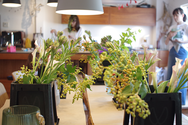 title: HANA.BI “投げ入れWS”｜2018.8.4 | Page No,210 | No.1 | sync-furniture | 株式会社 SYNC | 福岡県 家具工房 | オーダーメイドキッチン