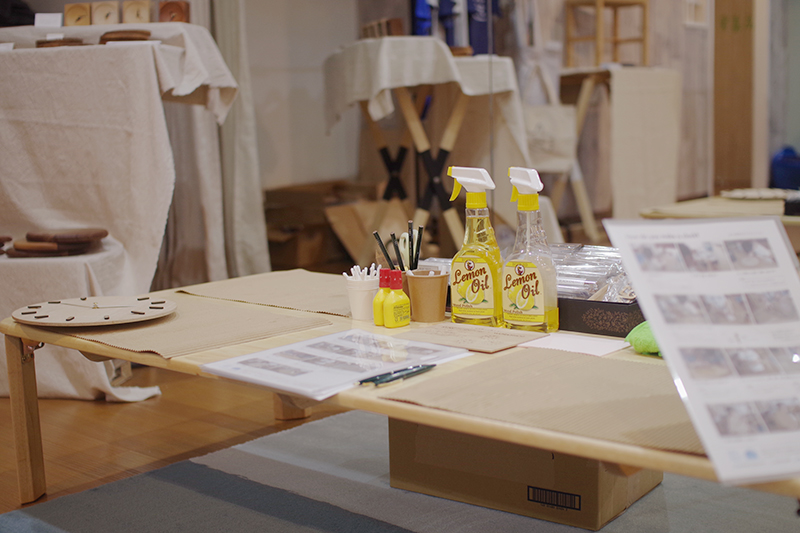 title: おんが駅前にあつマルシェ “時計づくりWS”｜2018.9.9 | Page No,223 | No.7 | sync-furniture | 株式会社 SYNC | 福岡県 家具工房 | オーダーメイドキッチン