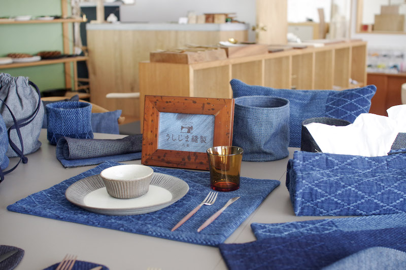 title: うしじま縫製 “武州正藍染 雑貨 受注会”｜2019.4.22-28 | Page No,282 | No.2 | sync-furniture | 株式会社 SYNC | 福岡県 家具工房 | オーダーメイドキッチン