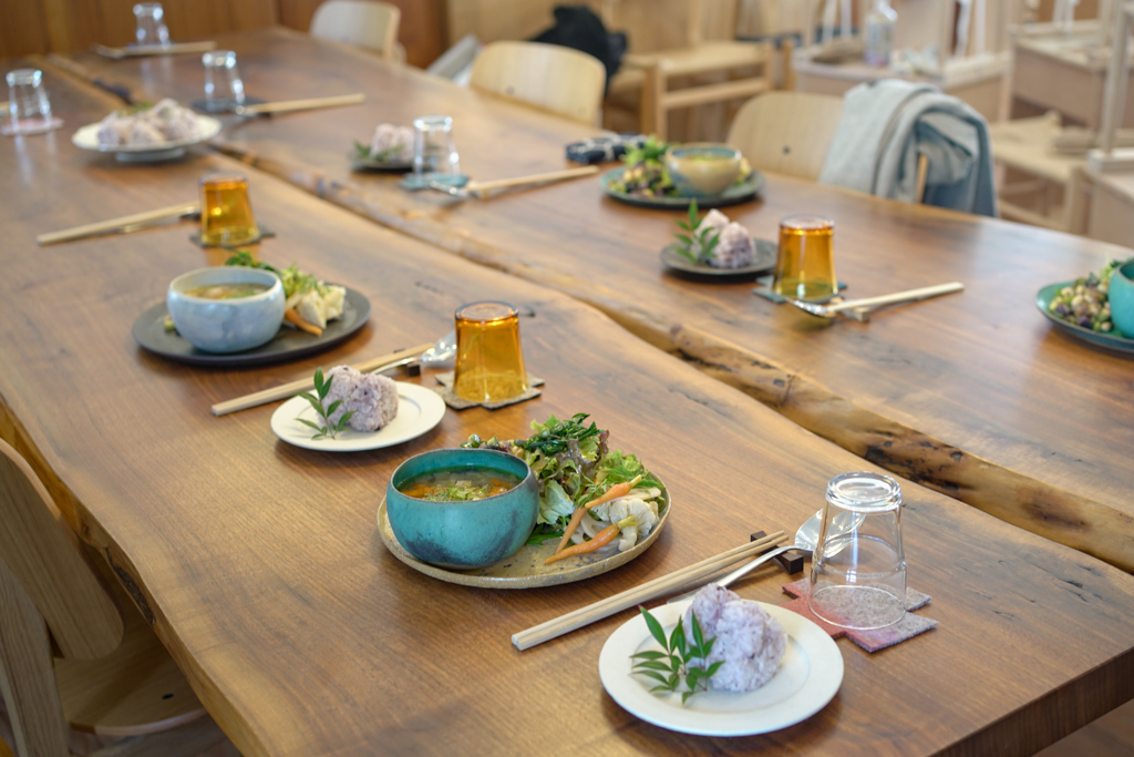 title: 水辺のくに博覧会 “スツール座編みWS”｜2019.11.20 | Page No,344 | No.8 | sync-furniture | 株式会社 SYNC | 福岡県 家具工房 | オーダーメイドキッチン