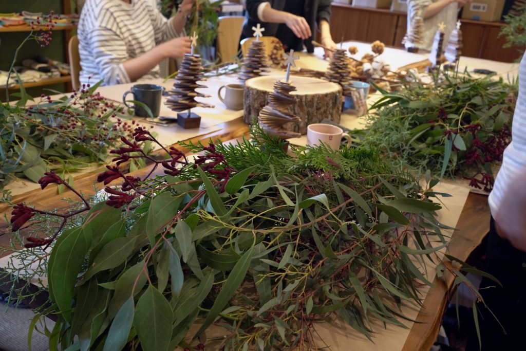 title: margue × SYNC “クリスマスWS”｜2021.11.9 | Page No,482 | No.7 | sync-furniture | 株式会社 SYNC | 福岡県 家具工房 | オーダーメイドキッチン