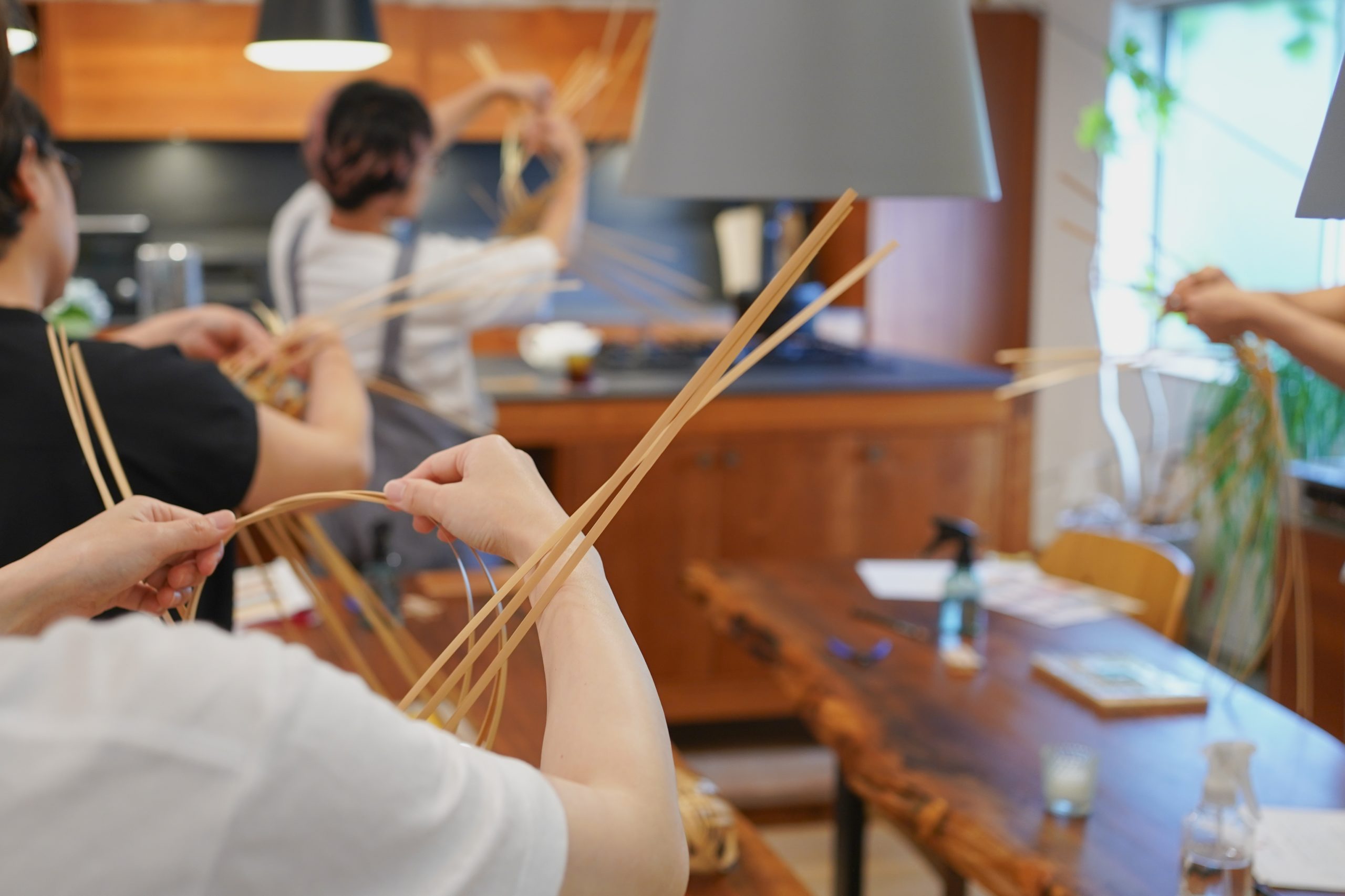 title: 傳う “竹籠づくりWS”レポート｜2026.7.6 | Page No,674 | No.7 | sync-furniture | 株式会社 SYNC | 福岡県 家具工房 | オーダーメイドキッチン