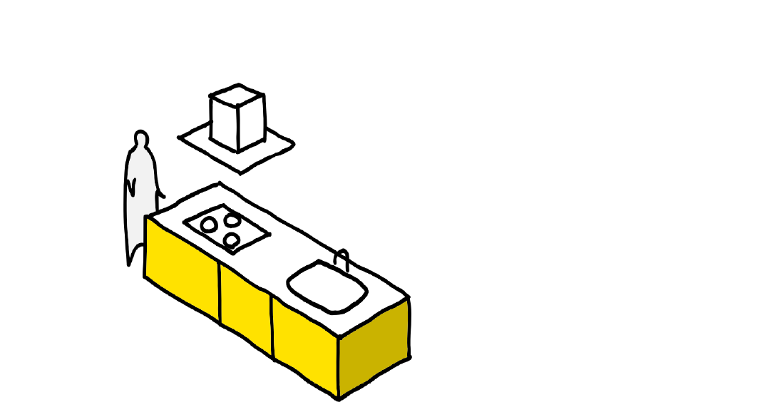 title: キッチンの形・レイアウト | Page No,281 | No.11 | sync-furniture | 株式会社 SYNC | 福岡県 家具工房 | オーダーメイドキッチン